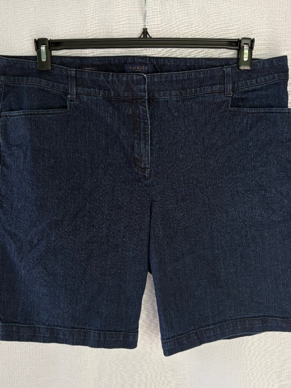 TALBOTS Dark Wash Heritage Denim Bermuda Shorts